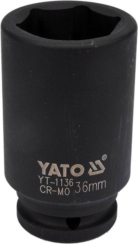 NASADKA DŁUGA UDAROWA 6-KĄTNA 3/4'' 36MM YATO NASADKA DŁUGA UDAROWA 6-KĄTNA 3/4'' 36MM YATO