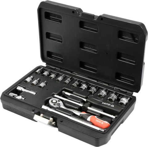 ZESTAW NARZĘDZIOWY 1/4'' 20 CZĘŚCI XS YATO ZESTAW NARZĘDZIOWY 1/4'' 20 CZĘŚCI XS YATO