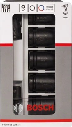 KLUCZE NASADOWE ZESTAW 7-CZĘŚCIOWY 1/2'' 13,17,19,21,24MM BOSCH KLUCZE NASADOWE ZESTAW 7-CZĘŚCIOWY 1/2'' 13,17,19,21,24MM BOSCH