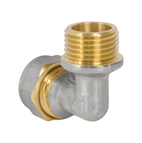 KOLANO PEX-AL-PEX CHROM 1/2*16 CHŁOPCZYK DIAMOND KOLANO PEX-AL-PEX CHROM 1/2*16 CHŁOPCZYK DIAMOND