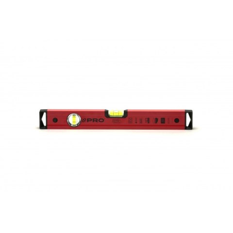 POZIOMICA WSKAŹNIK PIONU I POZIOMU MALOWANA 2 MAGNESY 30CM PRO POZIOMICA WSKAŹNIK PIONU I POZIOMU MALOWANA 2 MAGNESY 30CM PRO