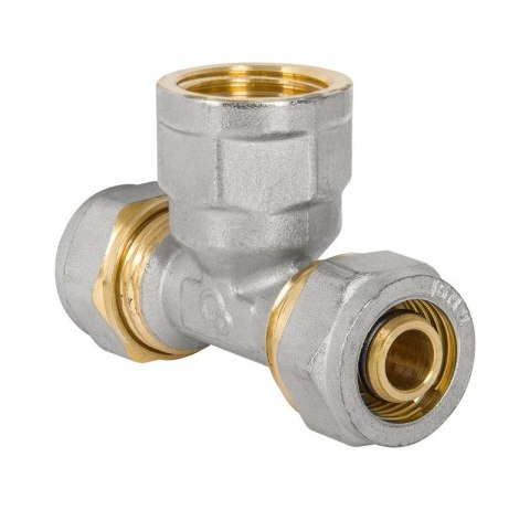 TRÓJNIK PEX-AL-PEX CHROM 3/4*16*16 DZIEWCZYNKA DIAMOND TRÓJNIK PEX-AL-PEX CHROM 3/4*16*16 DZIEWCZYNKA DIAMOND