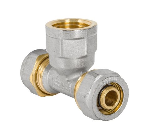TRÓJNIK PEX-AL-PEX CHROM 3/4*16*16 DZIEWCZYNKA DIAMOND TRÓJNIK PEX-AL-PEX CHROM 3/4*16*16 DZIEWCZYNKA DIAMOND