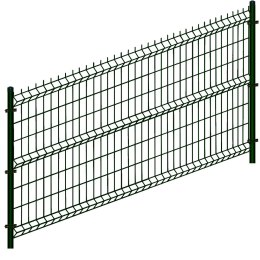 PANEL OGRODZENIOWY 2500*1230MM 2W/H*5MM CZARNY RAL 9005 UN
