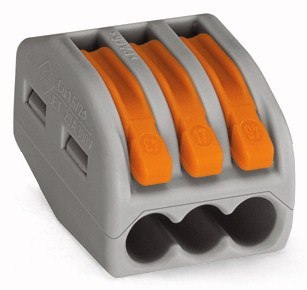 SZYBKOZŁĄCZKA 3X0,08-4MM2 Z DŹWIGNIĄ ZWALNIAJĄCĄ 222-413 UN SZYBKOZŁĄCZKA 3X0,08-4MM2 Z DŹWIGNIĄ ZWALNIAJĄCĄ 222-413 UN