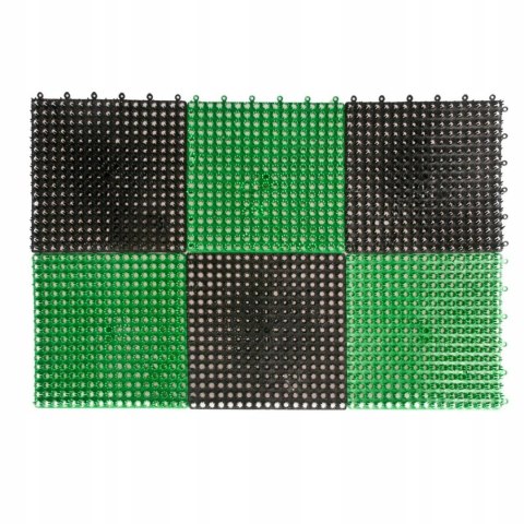 WYCIERACZKA TRAWKA PLASTIKOWA 6-CZĘŚCIOWA 36*55CM BLACK/GREE UN WYCIERACZKA TRAWKA PLASTIKOWA 6-CZĘŚCIOWA 36*55CM BLACK/GREE UN