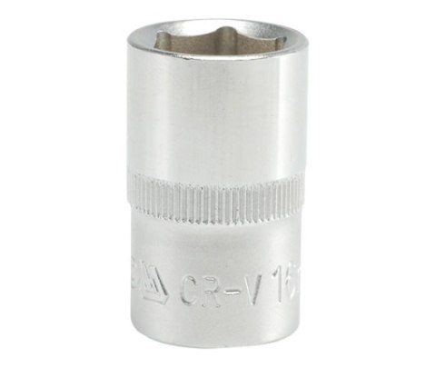 NASADKA KRÓTKA 6-KĄTNA CHROMOWANA 1/2'' 16MM NASADKA KRÓTKA 6-KĄTNA CHROMOWANA 1/2'' 16MM