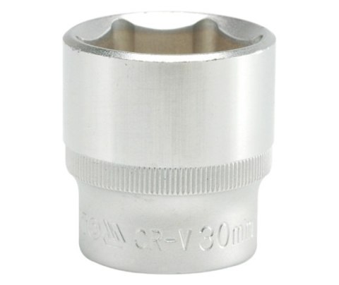 NASADKA KRÓTKA 6-KĄTNA CHROMOWANA 1/2'' 30MM NASADKA KRÓTKA 6-KĄTNA CHROMOWANA 1/2'' 30MM