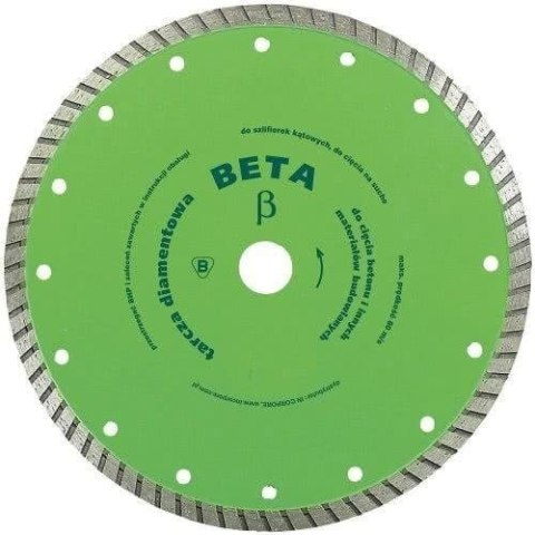 TARCZA DIAMENTOWA TURBO BETA 230MM TARCZA DIAMENTOWA TURBO BETA 230MM