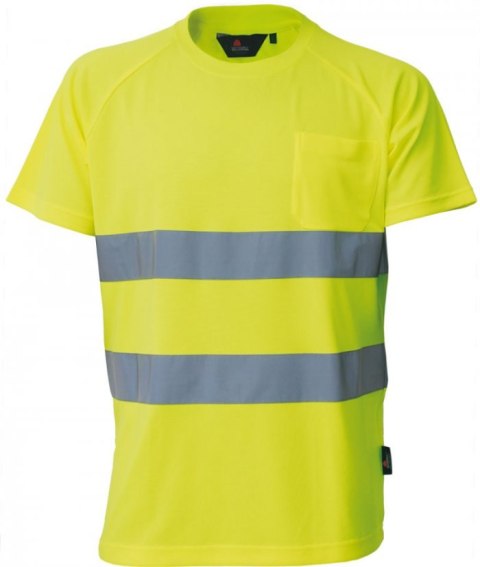 KOSZULKA T-SHIRT OSTRZEGAWCZY ŻÓŁTY XL VIZWELL KOSZULKA T-SHIRT OSTRZEGAWCZY ŻÓŁTY XL VIZWELL