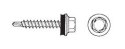 WKRĘT SAMOWIERTNY 4.8*55MM RAL 7024 UN