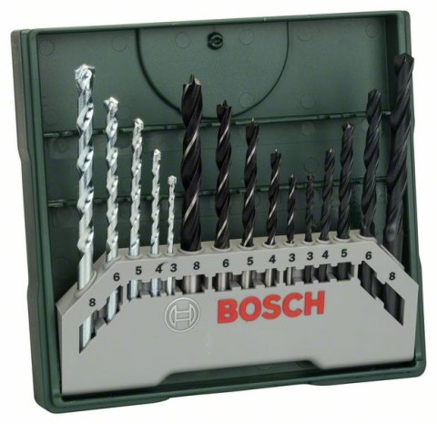 ZESTAW WIERTEŁ DO DREWNA,METALU,BETONU X-LINE 15PC BOSCH ZESTAW WIERTEŁ DO DREWNA,METALU,BETONU X-LINE 15PC BOSCH