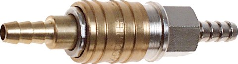 KOMPLET SZYBKOZŁĄCZKA DO KOMPRESORA Z KOŃCÓWKĄ NA WĄŻ 6MM NEO