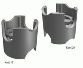 PODKŁADKA PLASTIKOWA PUNKTOWA KOŚĆ 15/20/25 BARYŁKA UN PODKŁADKA PLASTIKOWA PUNKTOWA KOŚĆ 15/20/25 BARYŁKA UN