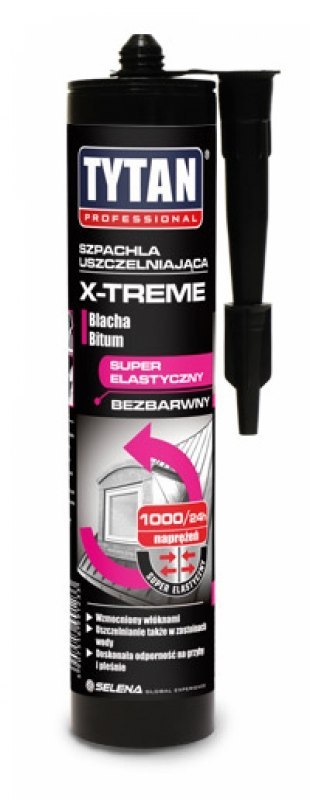 PROFESJONALNA SZPACHLA USZCZELNIAJĄCA X-TREME BEZBARWNA 300M TYTAN PROFESJONALNA SZPACHLA USZCZELNIAJĄCA X-TREME BEZBARWNA 300M TYTAN
