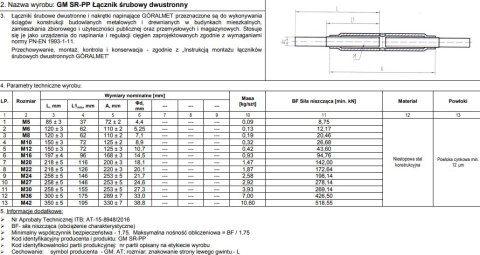 ŚRUBA RZYMSKA RUROWA 24MM Z KOŃCÓWKAMI DO SPAWANIA UN ŚRUBA RZYMSKA RUROWA 24MM Z KOŃCÓWKAMI DO SPAWANIA UN