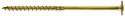 WKRĘT DO DREWNA Z KOŁNIERZEM NA TORX OCYNK ŻÓŁTY 8*360MM T40 UN
