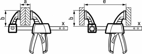 ŚCISK UNIWERSALNY 300/80 MM JEDNORĘCZNY SZYBKOMOCUJĄCY BESSEY ŚCISK UNIWERSALNY 300/80 MM JEDNORĘCZNY SZYBKOMOCUJĄCY BESSEY
