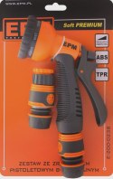 ZRASZACZ PISTOLETOWY 8 FUNKCJI + 3 ZŁĄCZKI EPM TPR METAL