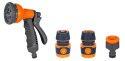 ZRASZACZ PISTOLETOWY 8 FUNKCJI + 3 ZŁĄCZKI EPM TPR METAL