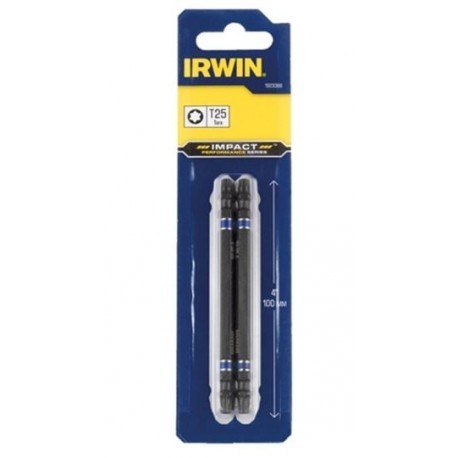 KOŃCÓWKA UDAROWA DWUSTRONNA T25 100MM 2SZT. IRWIN KOŃCÓWKA UDAROWA DWUSTRONNA T25 100MM 2SZT. IRWIN