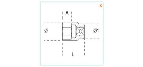 NASADKA 1/4'' 12-KĄTNA 9MM BETA NASADKA 1/4'' 12-KĄTNA 9MM BETA