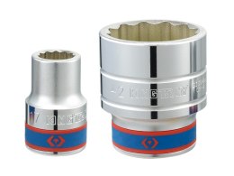 NASADKA KRÓTKA 12-KĄTNA CHROMOWANA 3/4'' 42MM KING TONY