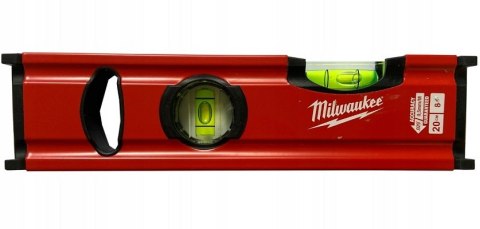 POZIOMICA SLIM WSKAŹNIK POZIOMU I PIONU 20CM MILWAUKEE POZIOMICA SLIM WSKAŹNIK POZIOMU I PIONU 20CM MILWAUKEE