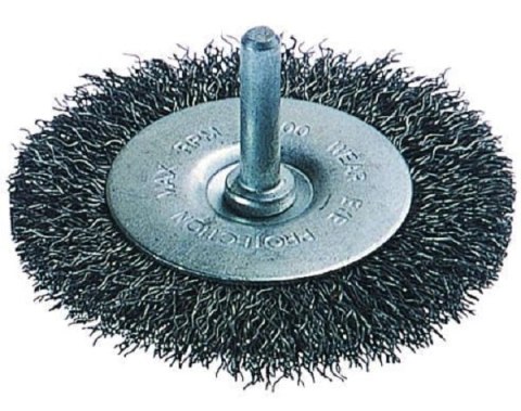SZCZOTKA TARCZOWA 100MM/20MM WOLFCRAFT DRUT FALISTY WOLFCRAFT