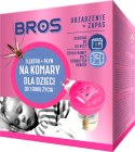 BROS ELEKTROFUMIGATOR + PŁYN NA KOMARY SENSITIVE