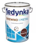 Emalia alkidowa do drewna i metalu brązowa 5L Jedynka – farba dekoracyjna i ochronna
