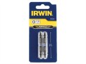 KOŃCÓWKA UDAROWA DWUSTRONNA T10 60MM 2SZT. IRWIN