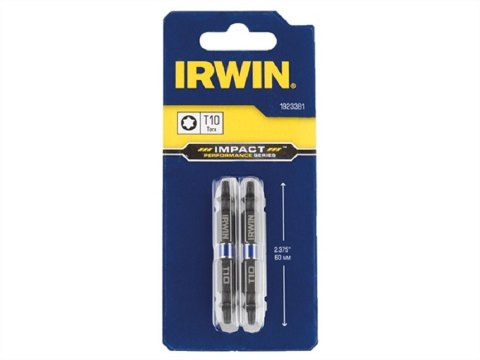 KOŃCÓWKA UDAROWA DWUSTRONNA T10 60MM 2SZT. IRWIN