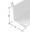 PROFIL KĄTOWY PVC BIAŁY 2000X20X10X1,5 UN