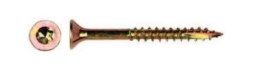 WKRĘT DO DREWNA OCYNK ŻÓŁTY NA TORX PFS+ T20 4.5*80MM UN