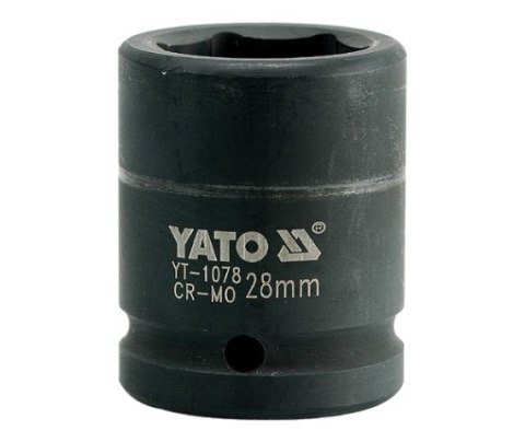 NASADKA KRÓTKA UDAROWA 6-KĄTNA 3/4'' 28MM YATO NASADKA KRÓTKA UDAROWA 6-KĄTNA 3/4'' 28MM YATO