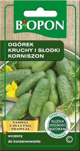 OGÓREK KRUCHY I SŁODKI KORNISZON 2G BIOPON