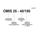 POMPA OBIEGOWA C.O. OMIS 25-40/180 OMNIGENA