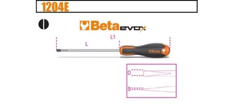 WKRĘTAK PŁASKI WĄSKI EVOX 2.5*60MM BETA WKRĘTAK PŁASKI WĄSKI EVOX 2.5*60MM BETA