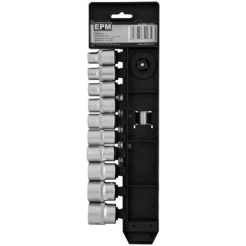 ZESTAW KLUCZY NASADOWYCH 1/2'' 12 CZĘŚCI EPM ZESTAW KLUCZY NASADOWYCH 1/2'' 12 CZĘŚCI EPM