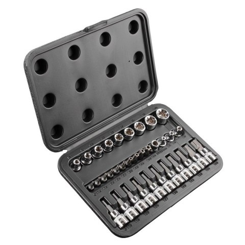 BIT, GROT, KOŃCÓWKA TORX 3/8 ZESTAW 34SZT NEO BIT, GROT, KOŃCÓWKA TORX 3/8 ZESTAW 34SZT NEO
