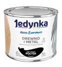 Jedynka Deco&Protect Emalia Akrylowa Satyna Czarna 0,2L – do drewna i metalu