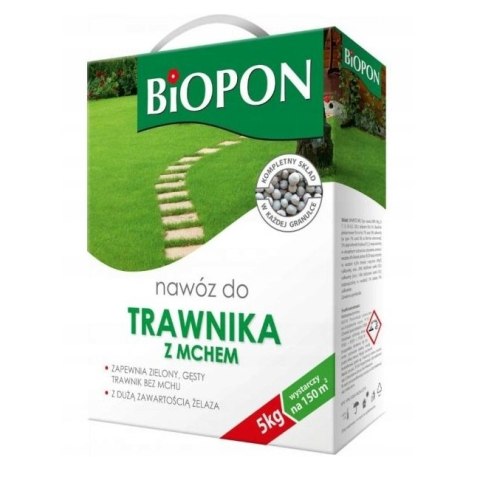NAWÓZ - DO TRAWNIKA Z MCHEM 5 KG BIOPON NAWÓZ - DO TRAWNIKA Z MCHEM 5 KG BIOPON