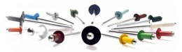 NIT ZRYWALNY ALUMINIOWO-STALOWY 3.2*8MM RAL 9005 UN