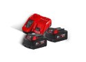SZLIFIERKA KĄTOWA AKUM. M18FSAG125XB100P-502P 2*5.0AH + ACC MILWAUKEE
