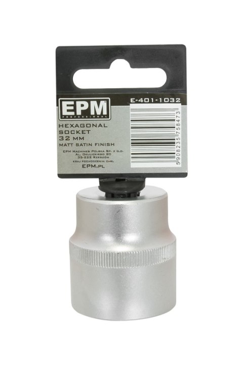 NASADKA KRÓTKA 1/2'' 6-KĄTNA SATIN 12MM EPM NASADKA KRÓTKA 1/2'' 6-KĄTNA SATIN 12MM EPM