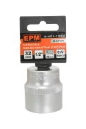 NASADKA KRÓTKA 1/2'' 6-KĄTNA SATIN 22MM EPM