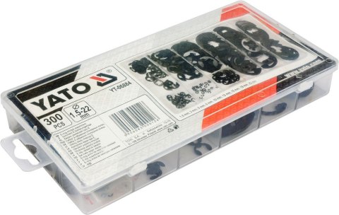 ZESTAW ZAWLECZEK TYPU E MIX 300SZT YATO ZESTAW ZAWLECZEK TYPU E MIX 300SZT YATO