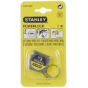 MIARA STALOWA POWERLOCK 1 M OBUDOWA CHROMOWANA STANLEY