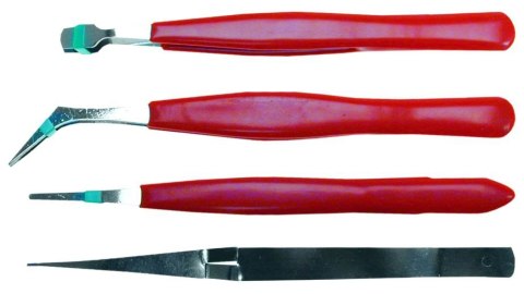 PĘSETA ZESTAW 4 SZTUKI 115MM PĘSETA ZESTAW 4 SZTUKI 115MM